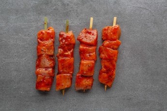 Jerk Pork Kebabs